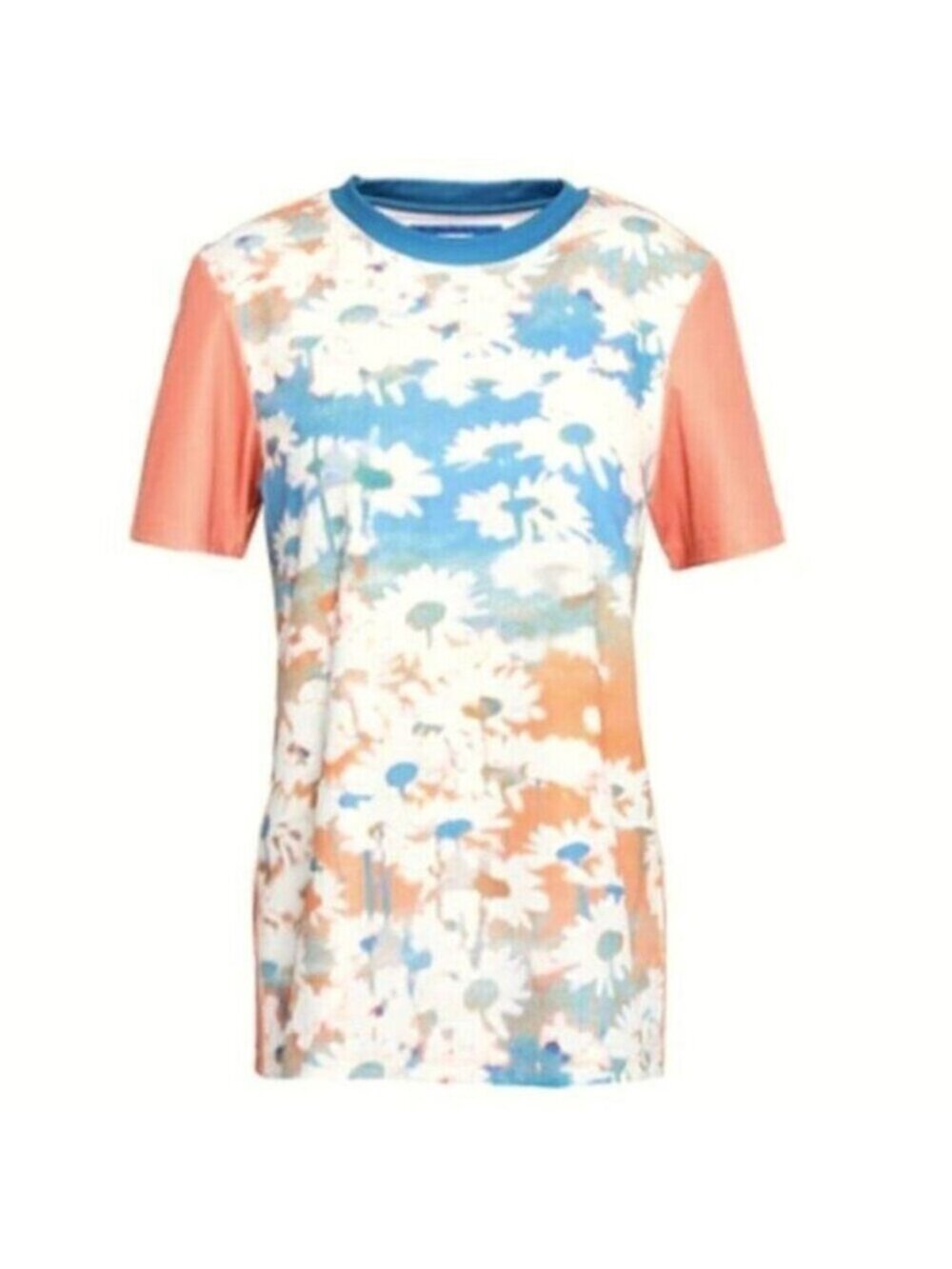 Acne Meow Super 8 Top Flowers Blue M